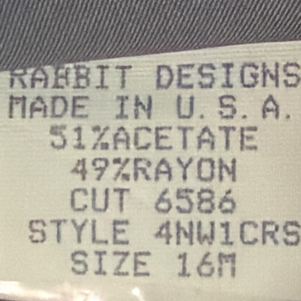 Rabbit Rabbit Rabbit Classic Black Midi Dress. EC Size 16 - Picture 6 of 6